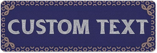 Custom Sign, Custom Street Sign, 11 Font Colors, 13 Font Styles, 4 Hole Options by MySignCenter