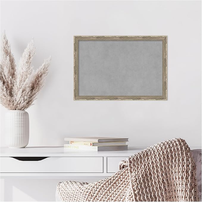 Amanti Art Silver Framed Magnetic Board 14x20 Small Vision Board - Image 7