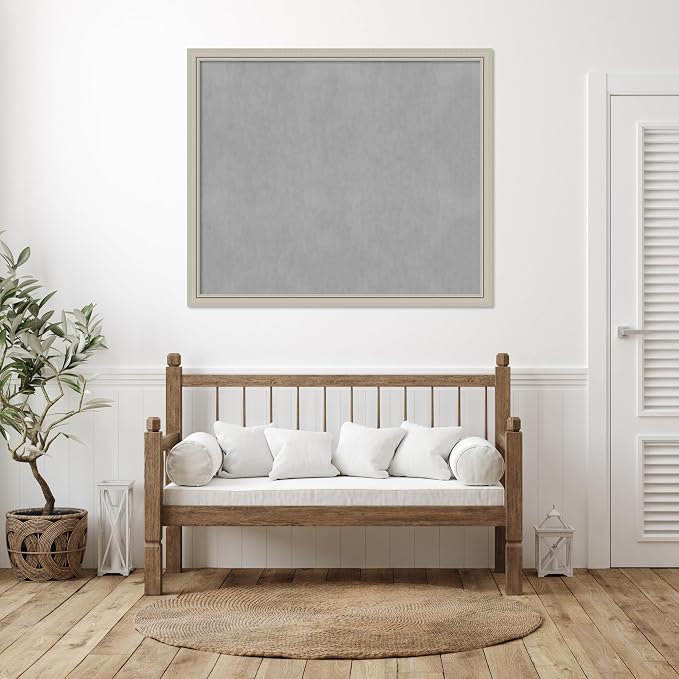 Amanti Art Silver Framed Magnetic Board 44x52 Oversize Vision Board - Image 6