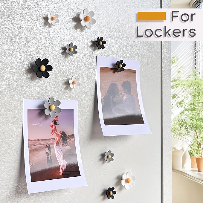16 pcs - Cute Flower Magnet, Gothic Magnet - Image 5