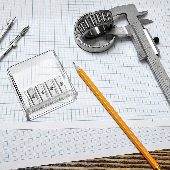 2 Pieces Carpenter Long Point Manual Pencil Sharpener - Image 6