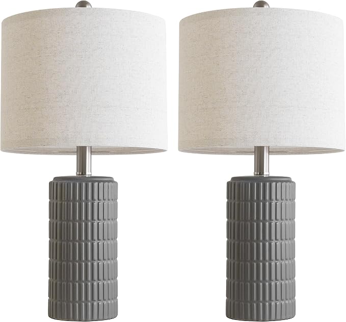 PoKat 20.75'' Ceramic Small Table Lamps - Image 9