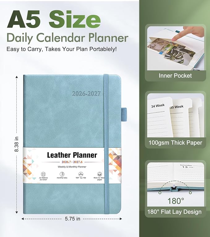 Planner 2026-2027, Academic Weekly and Monthly Calendar Planner from July 2026 - Image 5