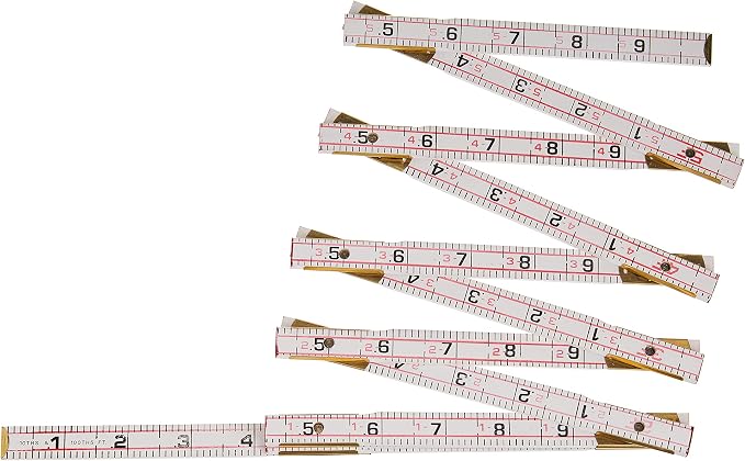 Crescent Lufkin 5/8" X 6' Red End® Engineer's Scale Wood Rule - Image 2