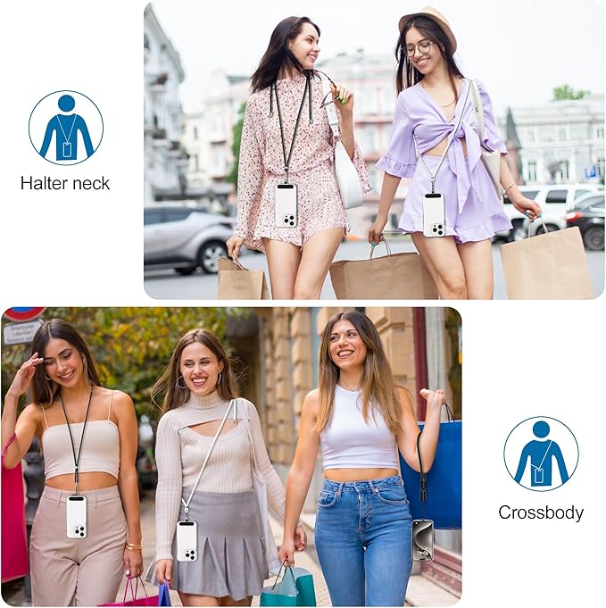 takyu Phone Lanyard, 2 Pack Adjustable CellPhone Lanyard Crossbody Neck Strap - Image 6