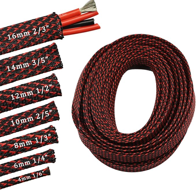 30ft PET Expandable Sleeving Wire Cable Sleeve - Image 4