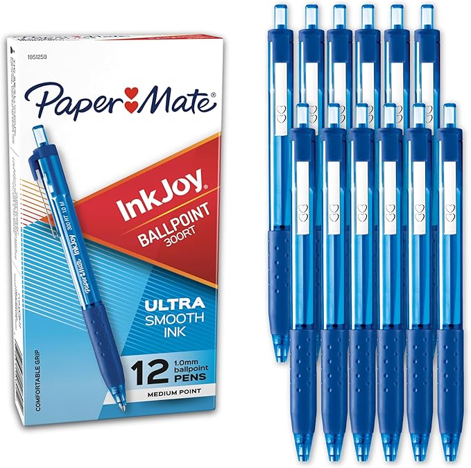 Paper Mate InkJoy 300RT Retractable Ballpoint Pens, Medium Point, Journaling by Unknown