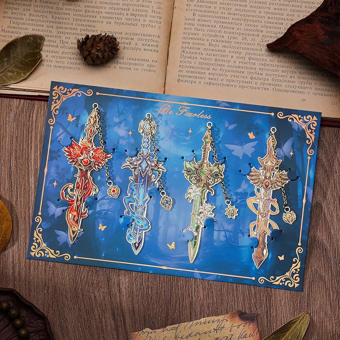 12pcs Fantasy Sword Bookmarks for Books, Planners - Image 7