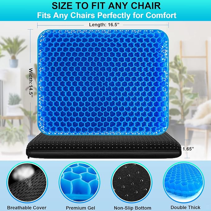 Gel Seat Cushion for Long Sitting - Image 6
