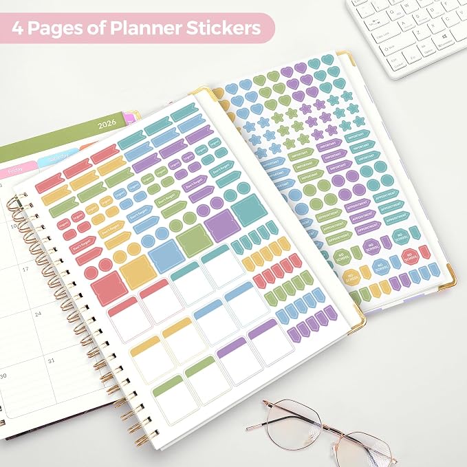 SKYDUE Teacher Planner 2026-2027 Academic Year, 8.5" x 11" Deluxe Teacher - Image 3