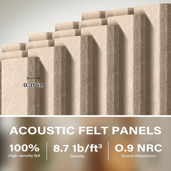 Large Felt Bulletin Board，47.2" x 35.4" 12 Pack Cork Board Alternative - Image 4