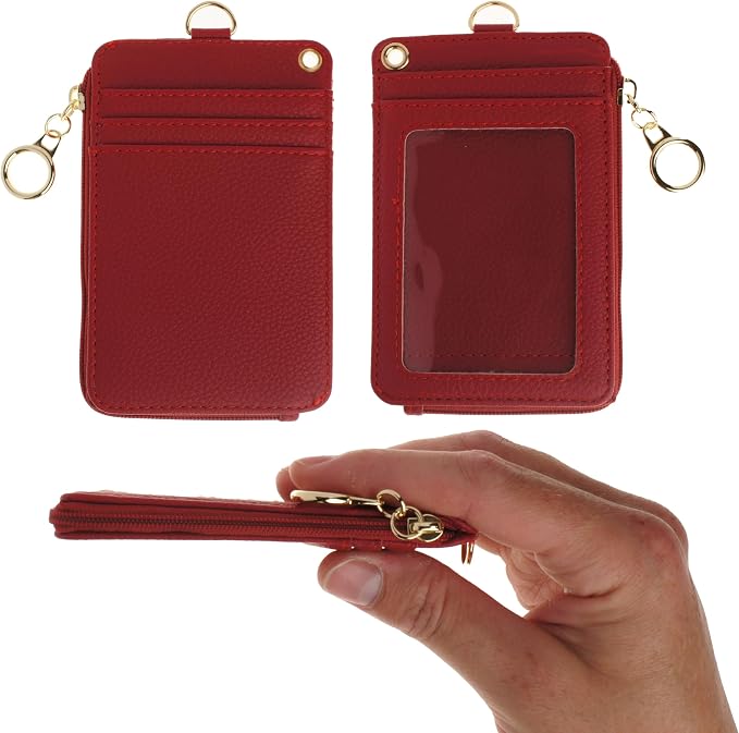 Mondo Designs 2-in-1 ID Badge Holder & Lanyard Wallet - Image 2