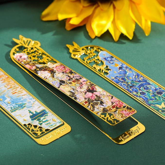 6 Pieces Metal Clip Bookmarks for Women - Image 6