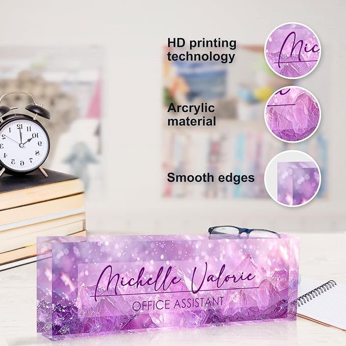 Personalized Office Name Plate, Custom Name Plate - Image 4
