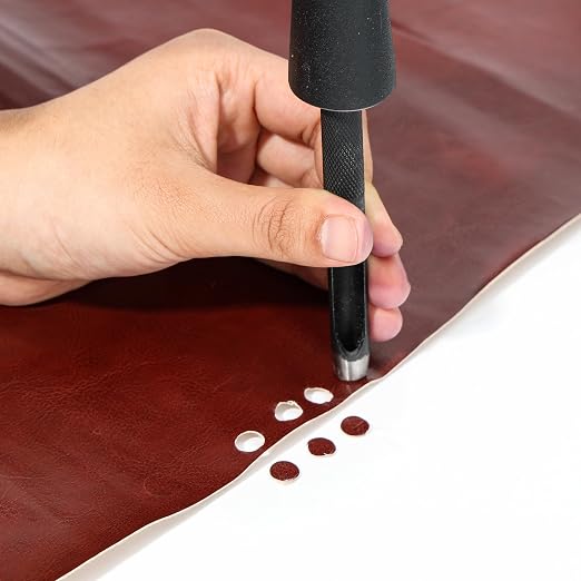 UNCO- Hollow Leather Hole Punch Set, Carbon Steel Leather Hole Punch Tool - Image 6