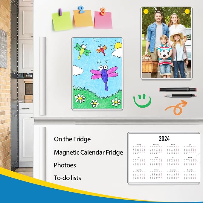 Magnetic Sign Holder 8.5 x 11 Wall Sign Holder 5Pack, Rigid Plastic Door Sign - Image 8