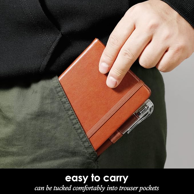 NIRMIRO 3 Pack Pocket Notebook Journals, Small Notepad Notebooks - Image 7