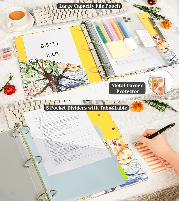 2 Inch 3 Ring Binder Organizer - Image 3