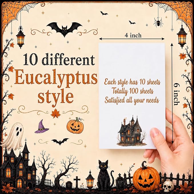 Spiareal 100 Pcs Blank Note Cards Blank Decorative Notecards Index Cards Bulk - Image 3