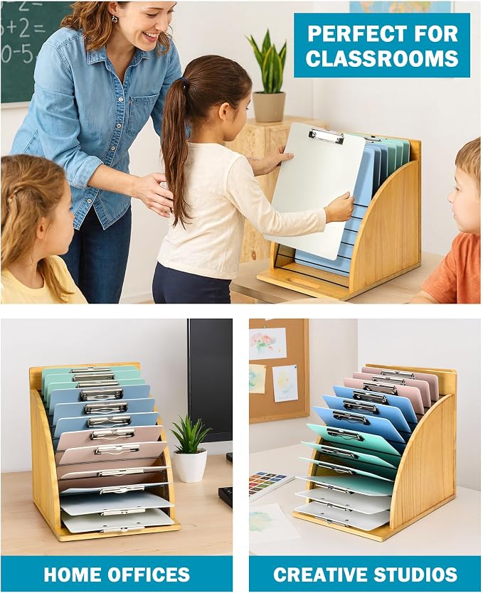 HULISEN 2 Pack Clipboard Holder - Image 3
