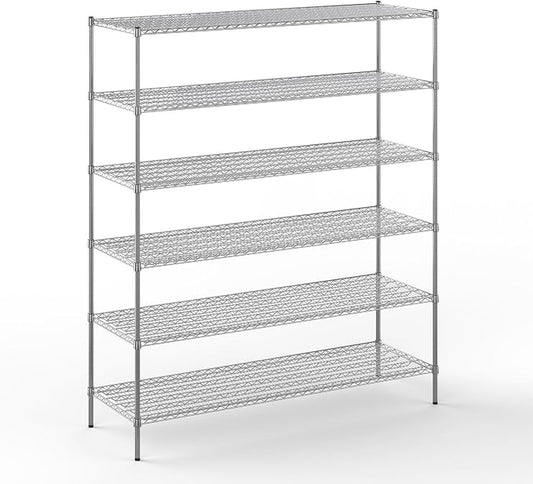 Regal Altair 24" Deep x 72" Wide x 86" Height Wire Shelving Kit | 6-Tier | NSF by Regal+Altair