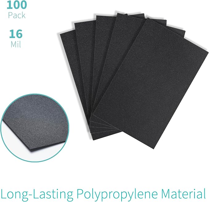 Binditek 100 Pack 16 Mil Sand-Textured Polycover, 11 x 17 Inches Binding Front - Image 2