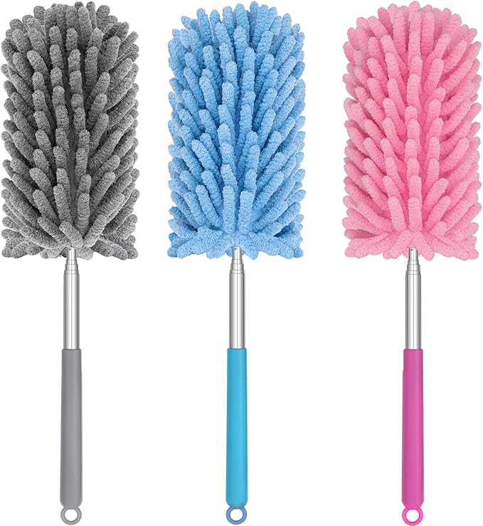 Mini Duster for Cleaning, 360° Bendable Hand Dusters by TIMIVO