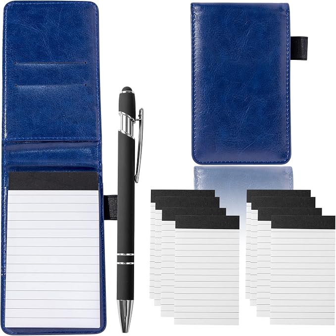 Camelmother 10Pcs Pocket Notepad Holder Set Notebook 3 x 5 Inch by Camelmother