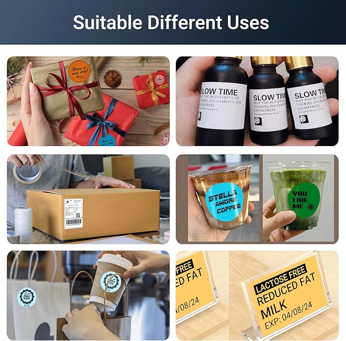 ORGBRO Z1 Shipping Label Printer, 4x6 Thermal Label Printer for Small Business, High Speed Sticker Maker for Commercial Grade Shipping Packages, Used for Amazon, Ebay, Shopify, USPS (USB Only)-DeskLoop Office