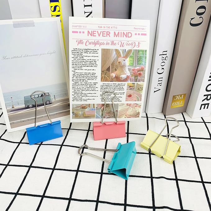 Extra Large 2-Inch Colored Binder Clips - Image 5