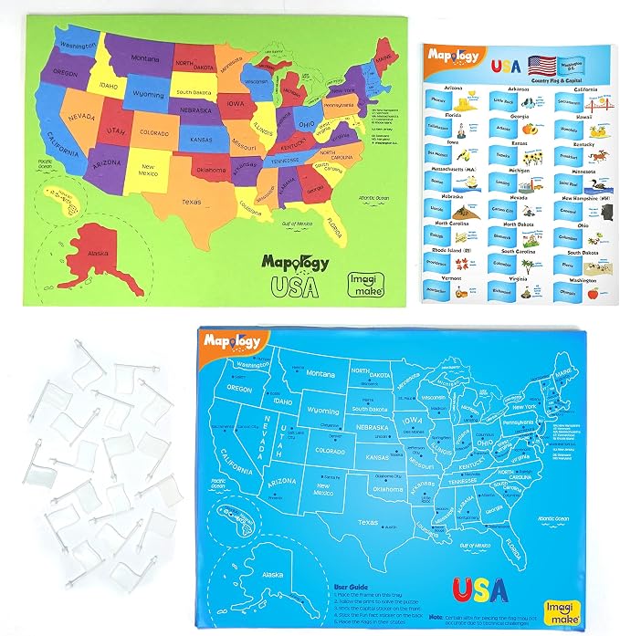 Imagimake Mapology USA Map - Image 4