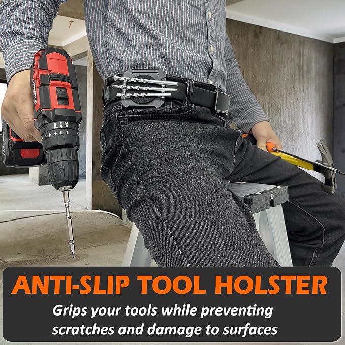 MUTUACTOR Heavy Duty Magnetic Tool Belt Clip, Φ2.2”Anti-Slip Strong Magnet Tool - Image 6