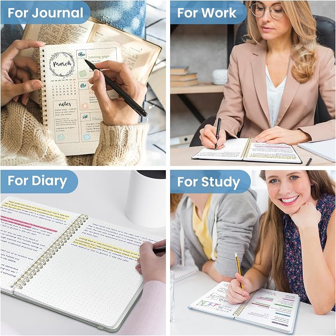 Taja Dotted Spiral Journal Notebook - Image 7