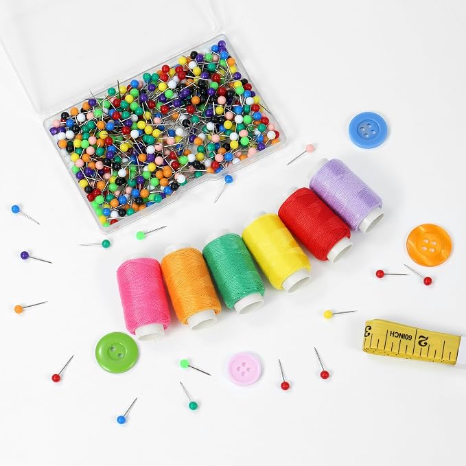 500Pcs Multi-Color Push Pins, Map Pins - Image 3