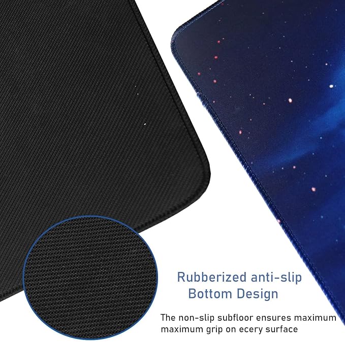 Large Mouse Pad, Gaming Mousepad, 31.5x15.7x0.12 in Extended Mouse Mat Non-Slip - Image 3