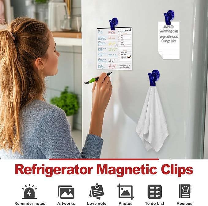 Magnetic Clips Heavy Duty 10 Pack | Strong Force Magnet Clips - Image 7