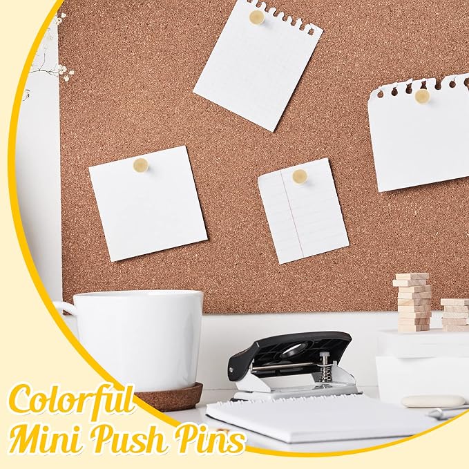 Outus 60 Pcs Giant Push Pins Jumbo Tacks 1/1.8inch Plastic Head - Image 4