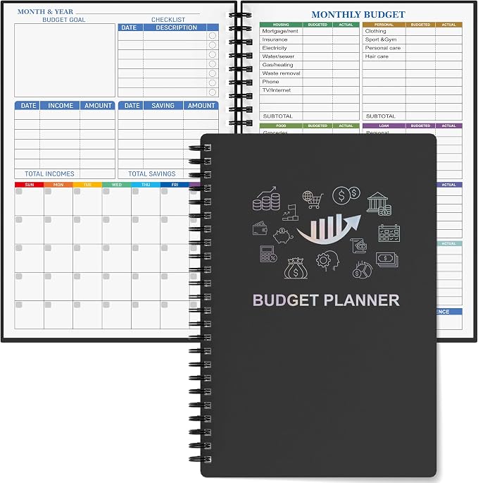 Budget Planner - Monthly Finance Organizer by Snootion