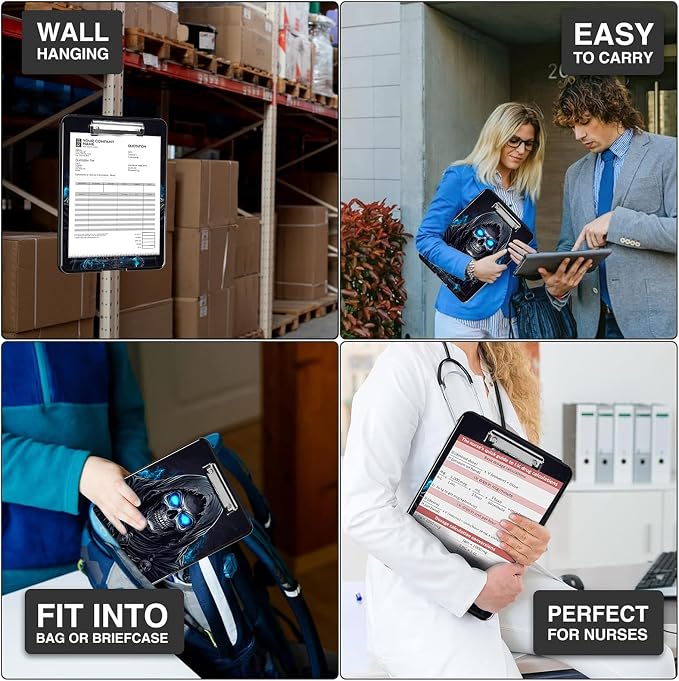 Clipboard with Storage, A4 High Capacity Clip Boards 14.4 x 9.6, Heavy Duty - Image 6