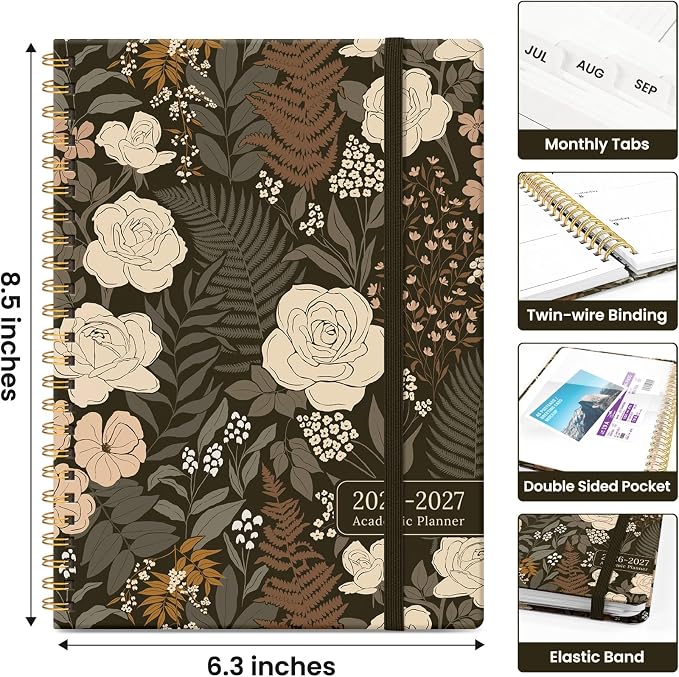 Planner 2026-2027, Academic Year Monthly and Weekly Calendar Planner, Jul 2026 - Image 4