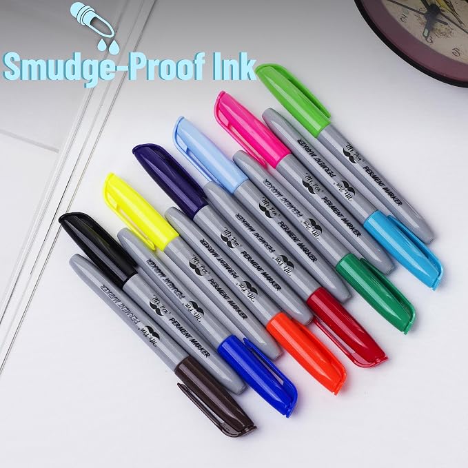 Mr. Pen- Permanent Markers, 12 Pack, Fine Point Markers | Permanent Markers - Image 5