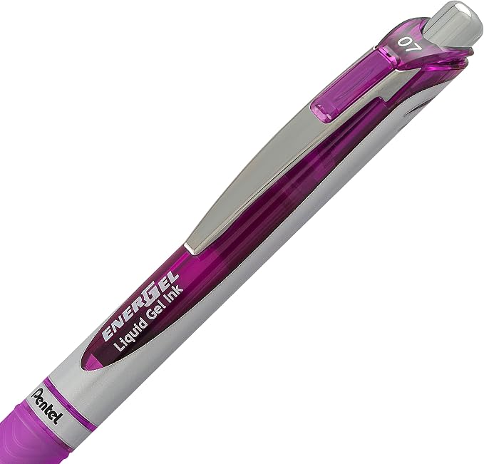 Pentel EnerGel RTX Retractable Liquid Gel Pen, Medium Line, Metal Tip - Image 3