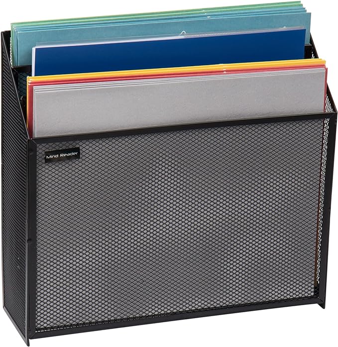 Mind Reader Metal Mesh File Organizer - Image 4