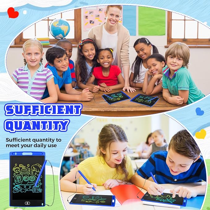Zonon 4 Pcs LCD Writing Tablet 8.5 Inch Doodle Board Tablet Drawing Gifts LCD - Image 3