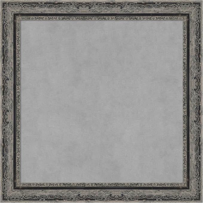 Amanti Art Black Framed Magnetic Board 24x24 Medium Vision Board by AmantiArt