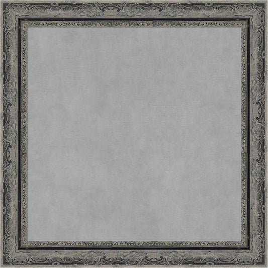 Amanti Art Black Framed Magnetic Board 24x24 Medium Vision Board by AmantiArt