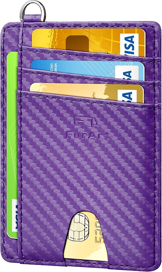 FurArt Slim Minimalist Wallet RFID Credit Card Holder - Image 2