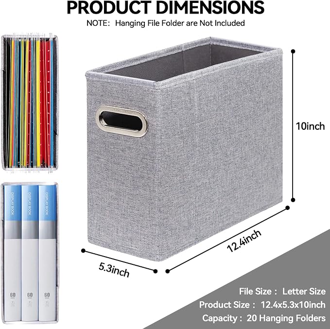 ComfortKeeper 6 Packs Letter Size File Organizer, File Folders Organizer - Image 2