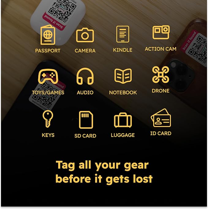 Lost Item Labels | Secure, Private Messaging Tags - Image 6