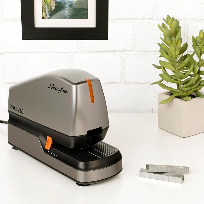 Swingline Electric Stapler, 60 Sheet Capacity, Optima 60, Jam Free, Auto or - Image 7